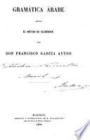 Gramática árabe segun el método de Ollendorf