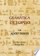 Gramática de Egipcio por Adolf Erman