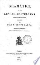 Gramática de la lengua castellana