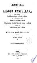 Gramática de la lengua castellana
