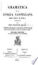 Gramática de la lengua castellana segun ahora se habla