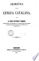 Gramática de la lengua catalana