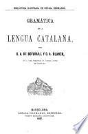Gramática de la lengua catalana