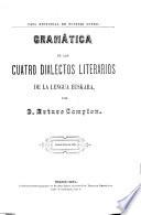 Gramática de los cuatro dialectos literarios de la lengua eukara