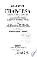 Gramatica Francesa, reducida a reglas generales, etc. 3. ed