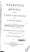 Gramática inglesa reducida á veinte y dos lecciones