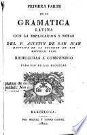 Gramatica Latina con la explicación y notas