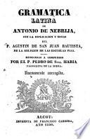 Gramatica latina de Antonio de Nebrija