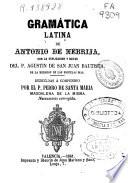 Gramática latina de Antonio de Nebrija