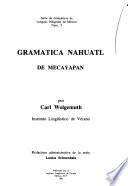 Gramática náhuatl de Mecayapan