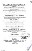 Grammaire espagnole, composée par l'Académie royale espagnole