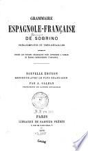 Grammaire espagnole-française de Sobrino très-complète et très-détaillée