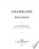 Grammaire espagnole
