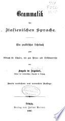 Grammatik der italienischen Sprache