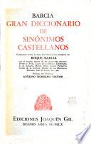 Gran diccionario de sinónimos castellanos