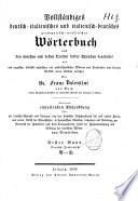Gran dizionario grammatico-pratico italiano-tedesco, tedesco-italiano