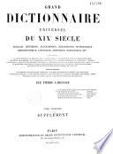 Grand dictionnaire universel du XIXe siècle