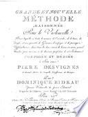Grande et nouvelle méthode raisonnée pour le Violoncelle