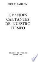 Grandes cantantes de nuestro tiempo