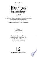 Granny Poo's Hamptons Restaurant Review, 1996-97