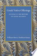Greek Votive Offerings