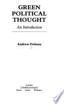 Green Political Thought