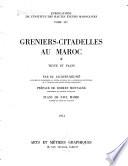 Greniers-citadelles au Maroc