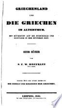Griechenland und die Griechen im Alterthum
