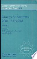 Groups St Andrews 2001 in Oxford: Volume 1