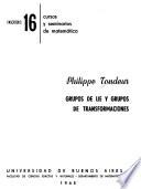 Grupos de Lie y grupos de transformaciones