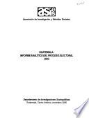 Guatemala, informe analítico del proceso electoral 2003
