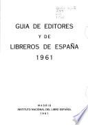 Guia de editores y de libreros de españa