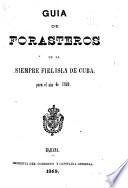 Guia de forasteros de la siempre fiel isla de Cuba