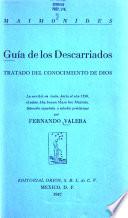 Guía de los descarriados tratado del conocimiento de Dios