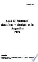 Guía de reuniones científicas y técnicas en Argentina