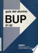 Guía del alumno. B.U.P. 91-92