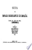Guia del estado eclesiastico de España para el año de 1854