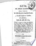 Guia del estado eclesiástico seglar y regular, de España en particular, y de toda la Iglesia Católica en general, para el año de 1829