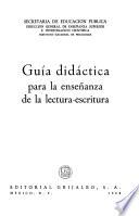 Guía didáctica para la enseñanza de la lectura-escritura