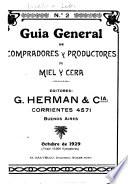 Guía general de compradores y productores de miel y cera