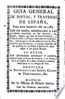 Guía general de postas y travesías de España