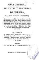 Guía general de postas y travesías de España para este presente año de 1804