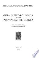 Guía meteorológica de las provincias de Guinea