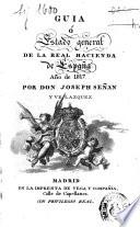 Guía o estado general de la Real Hacienda de España ...