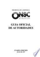Guía oficial de autoridades