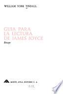 Guía para la lectura de James Joyce