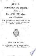 Guia patriótica de España para el año de 1811