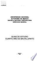 Guías de estudio cuarto año de bachillerato