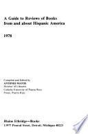 Guide to Reviews of Books from and about Hispanic America