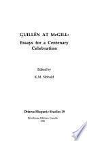 Guillén at McGill